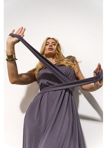 Серое платье 3008 опал Triko Bakh