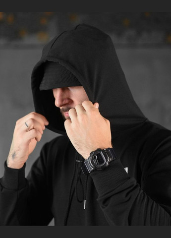 Тактическое мужское худи с автоматом M4A1 черное No Brand (302748478)