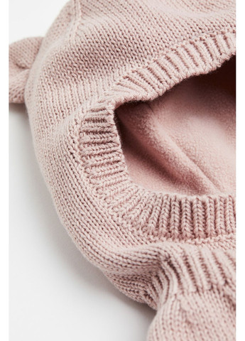H&M балаклава однотонный светло-розовый производство - Китай