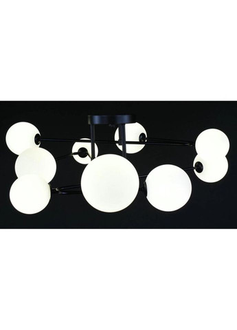 Люстра потолочная на 9 лампочек 27925 Черный 25х90х90 см. Sunnysky (324396732)