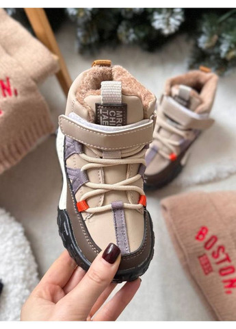 Черевики дитячі стильні DHX, бежевий No Brand (360739629)