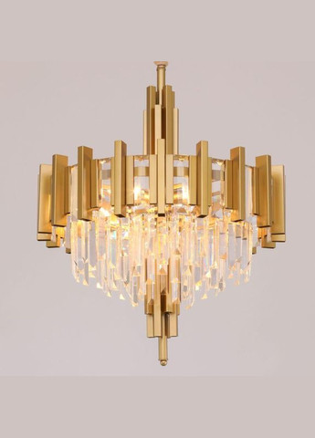 Люстра металева з кришталем 8 ламп 60х70 см Stellare (301941179)