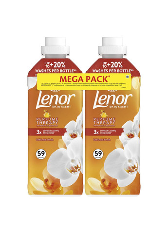 Кондиционер для белья Золотая орхидея, 2x1,239 л Lenor (330225236)