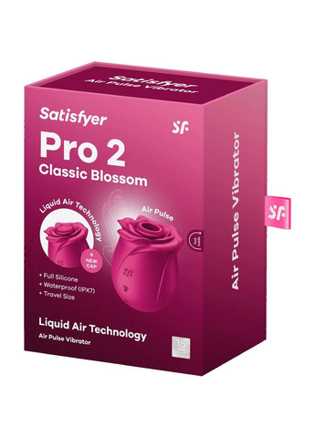 Вакуумный клиторальный стимулятор Pro 2 Classic Blossom, технология Liquid Air Satisfyer (315498010)