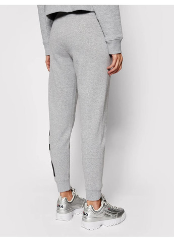 Женские спортивные брюки, серого цвета, с надписью, размер L DKNY slim fit (370442867)