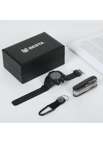 Подарунковий набір Box Peremoga Set з компасом Чорний (3364) Besta (371121139)