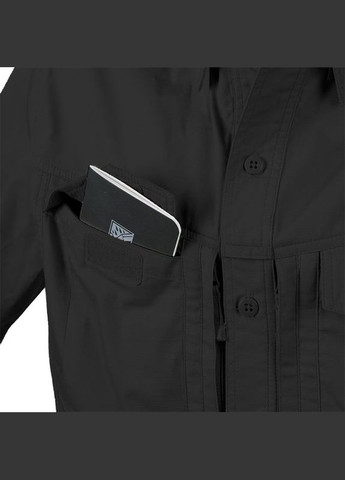 Сорочка Helikon Defender Mk2 PolyCotton Ripstop Long Sleeve - Black Helikon-Tex (316701373)