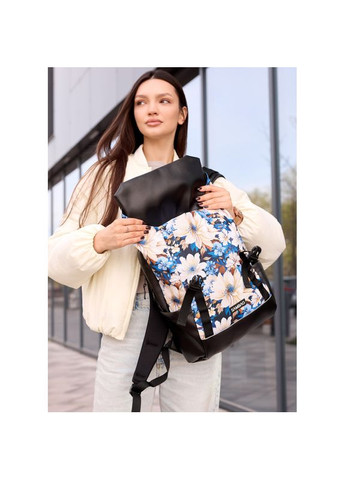 Женский рюкзак Aura с принтом blue flowers Sambag (329692782)