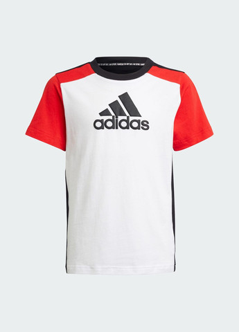 Белая демисезонная футболка adidas Logo Tee Kids H28890