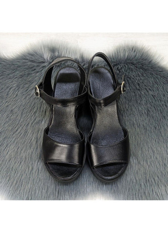 Черные босоножки женские кожаные Ailinda