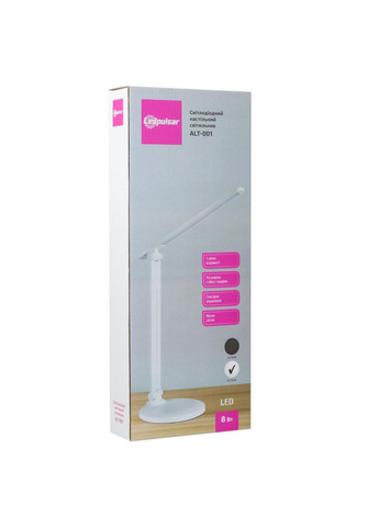 Настольная офисная лампа ALT-001W 8 Вт белый Ledpulsar (371651911)