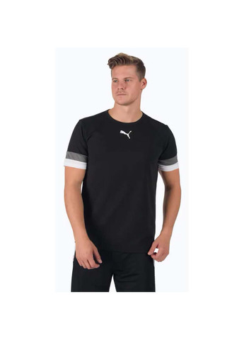 Черная мужская футболка teamrise jersey черный Puma
