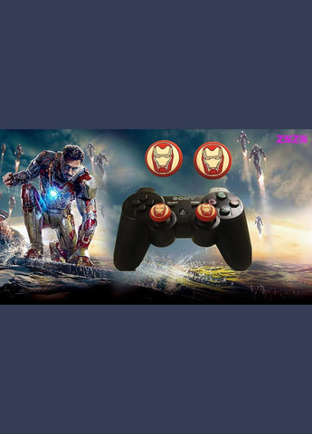 Силиконовые накладки для джойстика Playstation 3, 4, 5/PS3/PS4/PS5/Xbox (комплект 2 шт) Ironman No Brand (342099137)