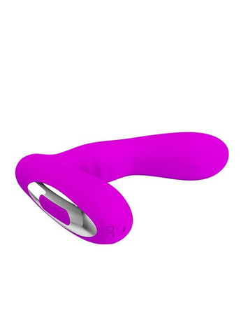 Масажер простати з вібратором та пульсацією силікон анальна пробка заряджання USB 12 режимів Piper Pretty Love (317747776)