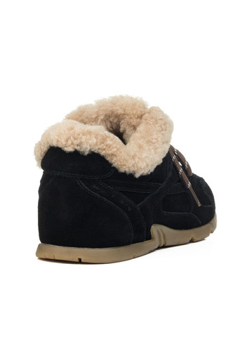 Кроссовки (2044Ц) Marigo чёрные зима (363134327)