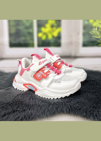 Білі осінні кросівки дитячі для дівчинки С.Луч