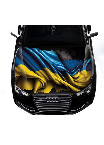Наклейка на капот авто 3D TUNING STUDIO Прапор України 3д 1500х1200х0.080мм No Brand (362497910)