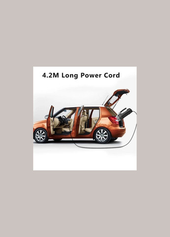 Ручний універсальний автомобільний пилосос B3 з барометром компресора, 120W, Чорний (GK516P) Grikey (302392426)