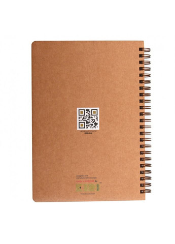 Блокнот "Кот и дорога" эко крафткартон 11120-T-KR формат А5 на пружине Kiri sketch (300385540)