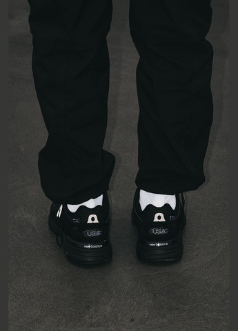 Черные всесезонные кроссовки мужские new balance 993 cordura black | нью беланс 993 черные No Brand