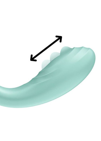 Вибратор с жемчужной стимуляцией точки G Rrrolling Pleasure Mint Satisfyer (366876218)