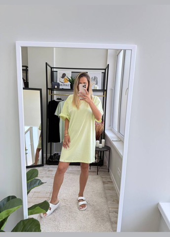 Жовтий пляжна жіноча пляжна сукня Гермес однотонна