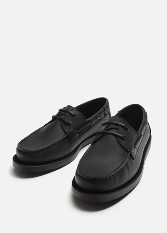Черные мокасины Zara