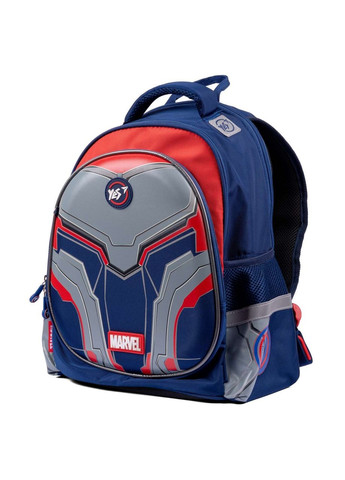 Школьный рюкзак, полукаркасный, три отделения боковые карманы размер 39*31*18см синесерый Marvel.Avengers Yes (293510927)