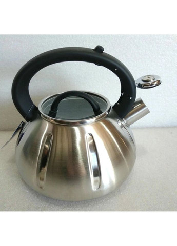 Чайник зі свистком BH-9918-black 3 л чорний Bohmann (335717134)