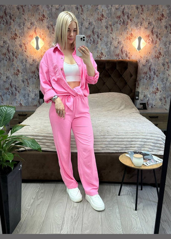 Легкий літній костюм з креп жатки Vakko (336143710)