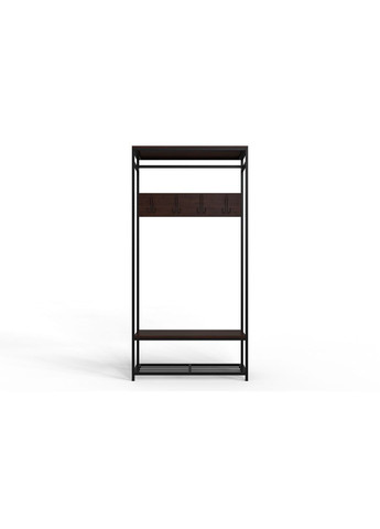 Вешалка напольная Трелис 15 180x90x38 черный ДСП Венге 16мм (FRD-105521) Ferrum-decor (353501186)