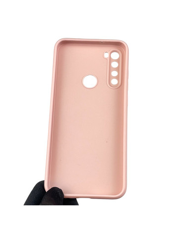 Чохол для Redmi Note 8 з квадратними гранями із захистом камери на сяомі редмі нот 8 пудровий Xiaomi (366021494)