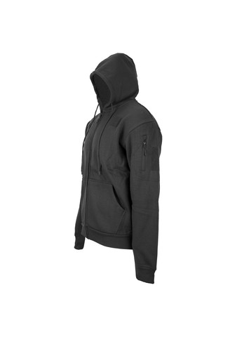 Реглан з капюшоном на блискавці TACTICAL HOODIE Black Mil-Tec (315822517)