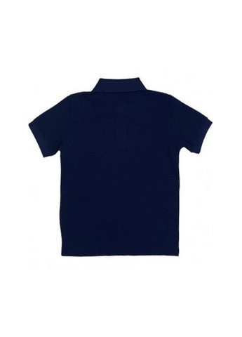 Темно-синя демісезонна футболка-поло з бавовняного піке для хлопчика 3089с3303-1 темно-синій United Colors of Benetton
