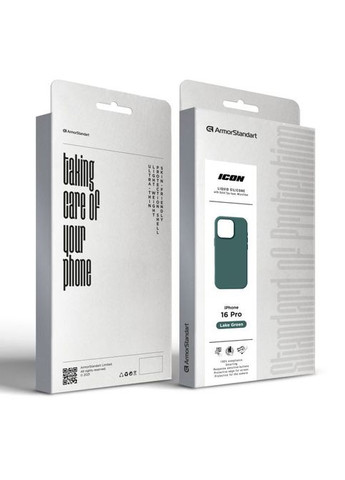 Чехол для мобильного телефона (ARM81318) ArmorStandart ICON2 MagSafe Apple iPhone 16 Pro Lake Green (326591135)