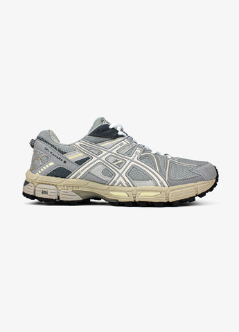 Сірі всесезон кросівки чоловічі і жіночі Asics Gel-Kahana 8 gray beige | Асікс Гель-Кахана 8 сірі бежеві
