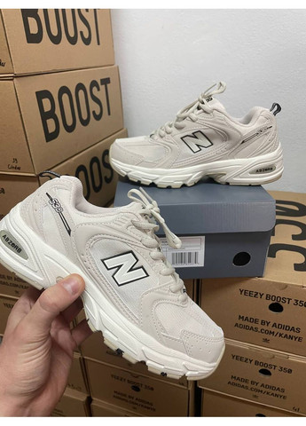 КРОСІВКИ ЖІНОЧІ NEW BALANCE 530 BEIGE PREMIUM НЬЮ БЕЛАНС 530 No Brand бежеві демісезони (367169236)