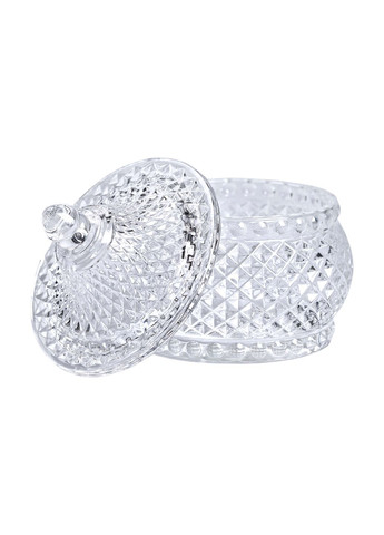 Цукорниця скляна Glass Jay з кришкою в східному стилі, diamonds Yiwu (324069987)