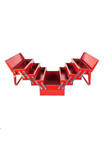 Ящик для інструментів металевий, 440 мм, 4 яруси, 7 відділень (79-4307) Mastertool (340910803)