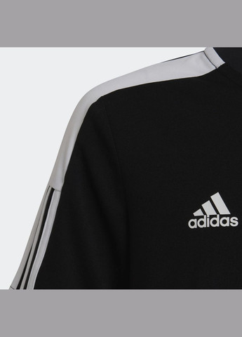 Чорна демісезонна футболка adidas Tiro ESS Run HE7176