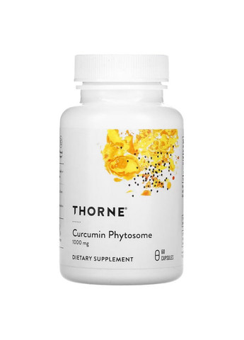 Натуральна добавка Curcumin Phytosome 1000 mg, 60 капсул Thorne Research (293478232)