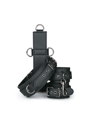 Набор для фиксации шеи и запястья, искусственная кожа, черный EasyToys (303902659)