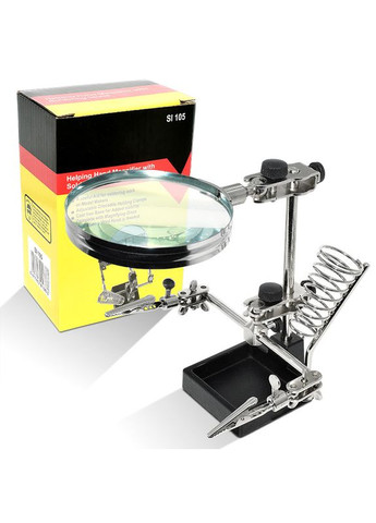 Держатель для плат SI-105 / лупа / подставка для паяльника / третья рука TELIJIA (322707267)