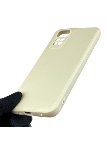 Чохол для Redmi Note 11s з квадратними гранями із захистом камери на сяомі редмі нот 11с бежевий Xiaomi (366022391)
