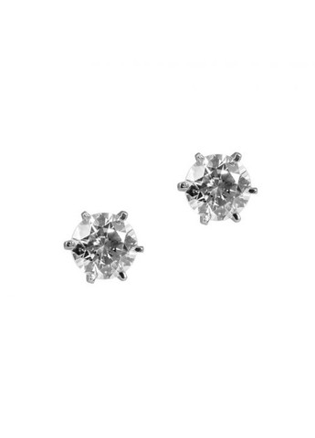 Срібні сережки з камінням Swarovski Антуанетта UMAX (289351471)