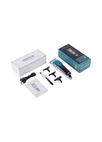 Машинка CHAO LAI для стрижки волос беспроводная триммер для бороды аккумуляторный 3 насадки USB-зарядка 800 мАч (C8721) No Brand (361029061)