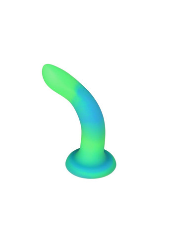 Фалоімітатор що світиться в темряві Rave 8 Dildo Blue Green ADDICTION (316253817)