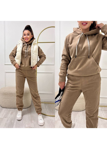 Костюм 3074 худі кенгуру та штани Джогери,щільний Фліс Полар, Україна (369811970)