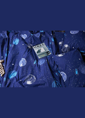 Комплект постельного белья Бязь Gold Люкс «» полуторный евро 160х220 наволочки 2х40х60 (MS-820004815) Moon&Star Planets (293148045)