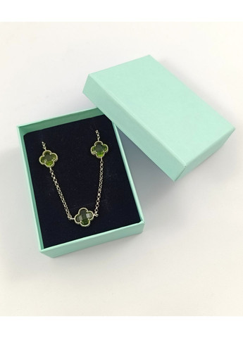 Срібне кольє з султанітом "Конюшина" Арт.КСЛТ/с-слт Shatlen Кольє (356180751)